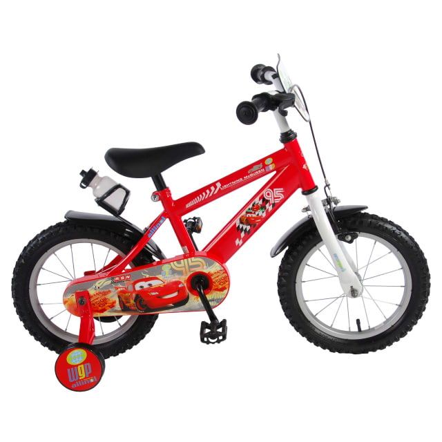 Disney Cars Kinderfiets Jongens 14 inch Rood