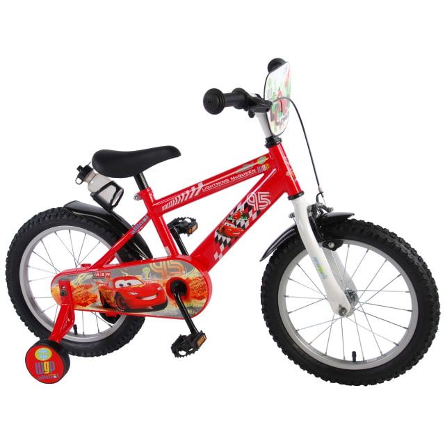 Disney Cars Kinderfiets Jongens 16 inch Rood