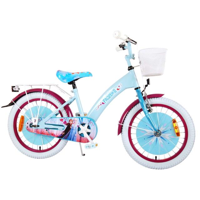Disney Frozen 2 Kinderfiets Meisjes 18 inch Blauw Paars