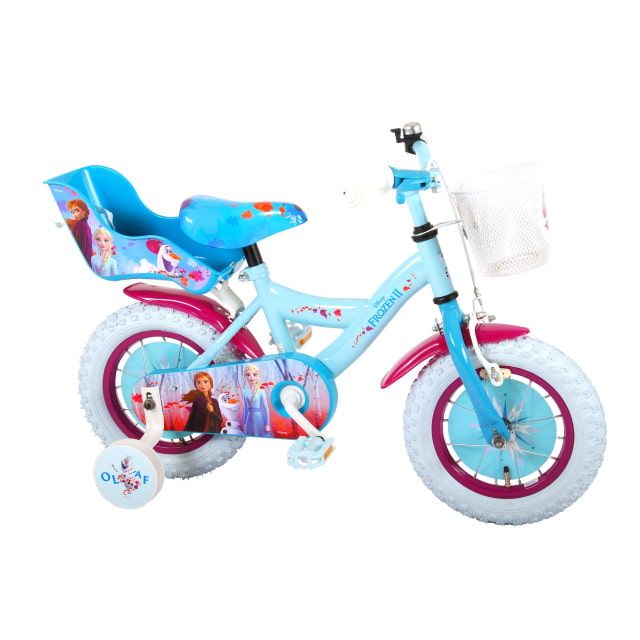 Disney Frozen 2 Meisjesfiets 12 inch Lichtblauw