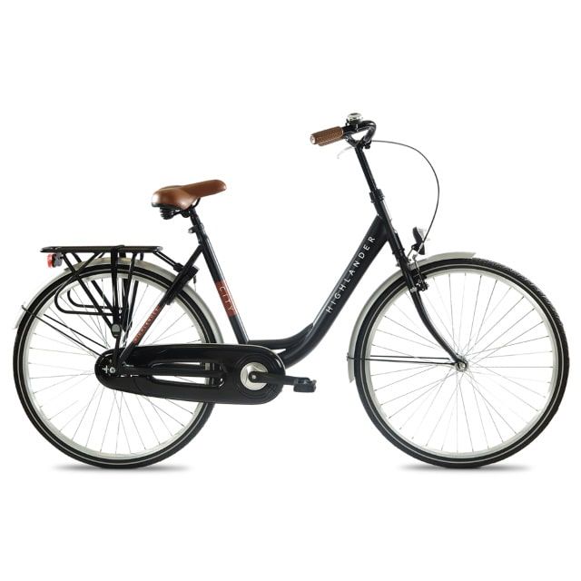 Highlander Citybike 28 inch Black