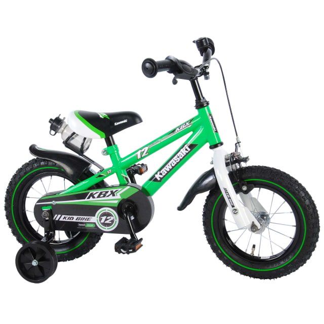 Kawasaki Kinderfiets Jongens 12 inch Groen Wit
