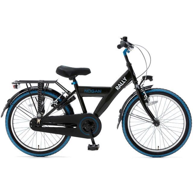 Nogan Rally Jongensfiets 20 inch Zwart Blauw