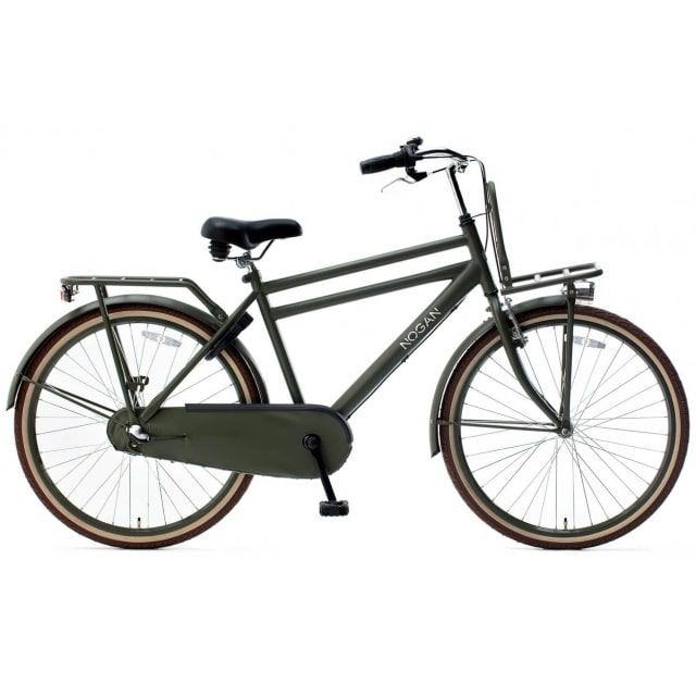 Nogan Vintage 3 Versnellingen Transportfiets Jongens 24 inch Army Green