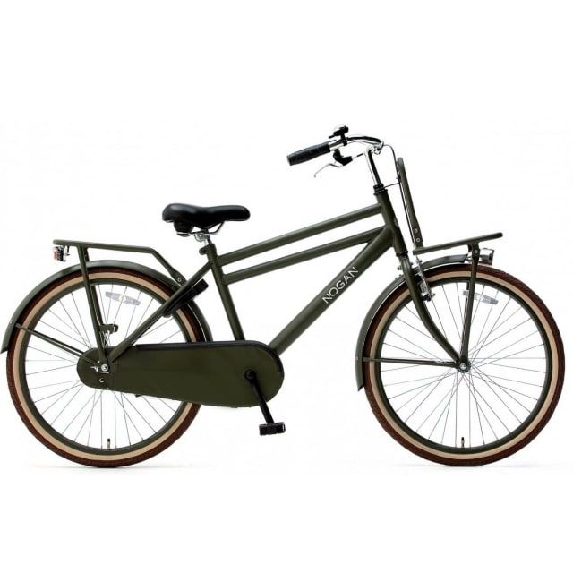 Nogan Vintage Transportfiets Jongens 24 inch Army Green