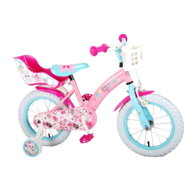 OJO Meisjesfiets 14 inch Roze