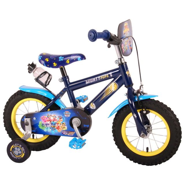 Paw Patrol Mighty Pups Kinderfiets Jongens 12 inch Blauw