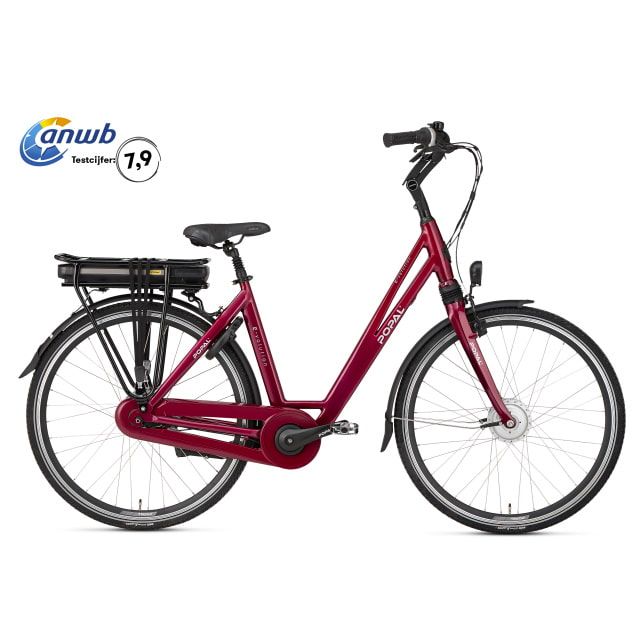 Popal 5.0 E-Volution 8 Versnellingen 28 inch D50 Wine Red
