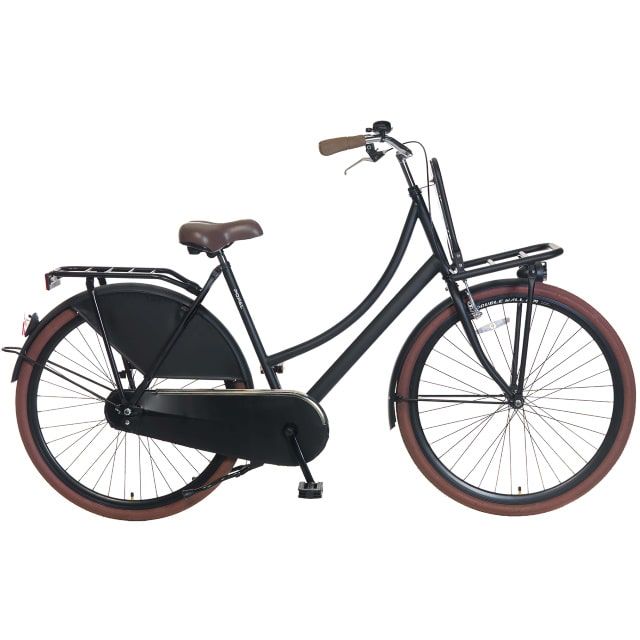 Popal Carrier Transportfiets 28 inch 57 cm Mat Zwart