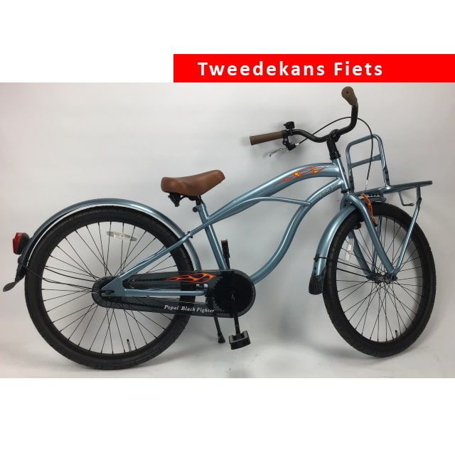 Popal Cruiser Black Fighter 24 inch Blauw Tweede Kans