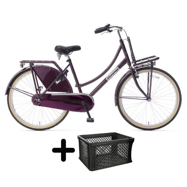 Popal Daily Dutch 26 inch Paars met krat