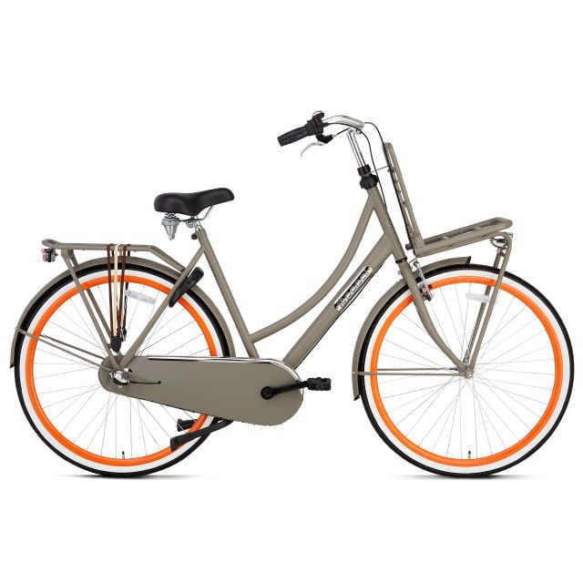 Popal Daily Dutch 3 Versnellingen 28 inch Grijs Oranje