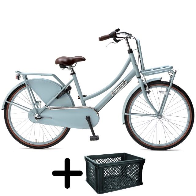 Popal Daily Dutch Basic+ 24 inch Mat Blauw met krat