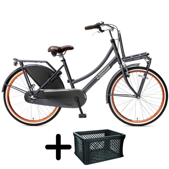 Popal Daily Dutch Basic+ 24 inch Petrol Blue met krat