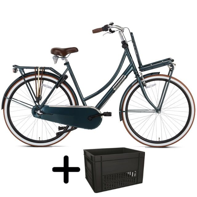 Popal Daily Dutch Basic+ 28 inch Forest Green met krat