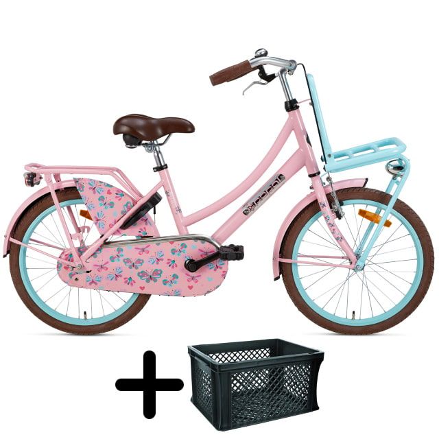 Popal Daily Dutch Basic 20 inch Mint Roze met krat