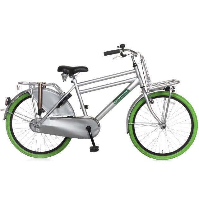Popal Daily Dutch Basic 24 inch Groen Grijs Jongensfiets