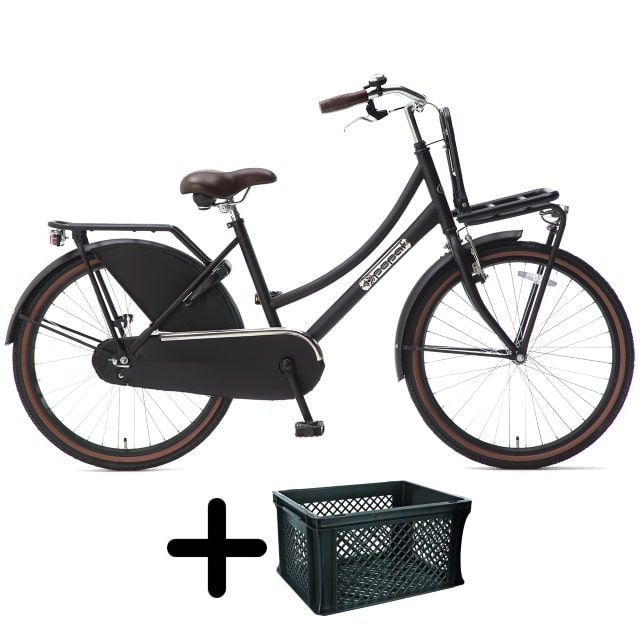 Popal Daily Dutch Basic 24 inch Mat Zwart met krat