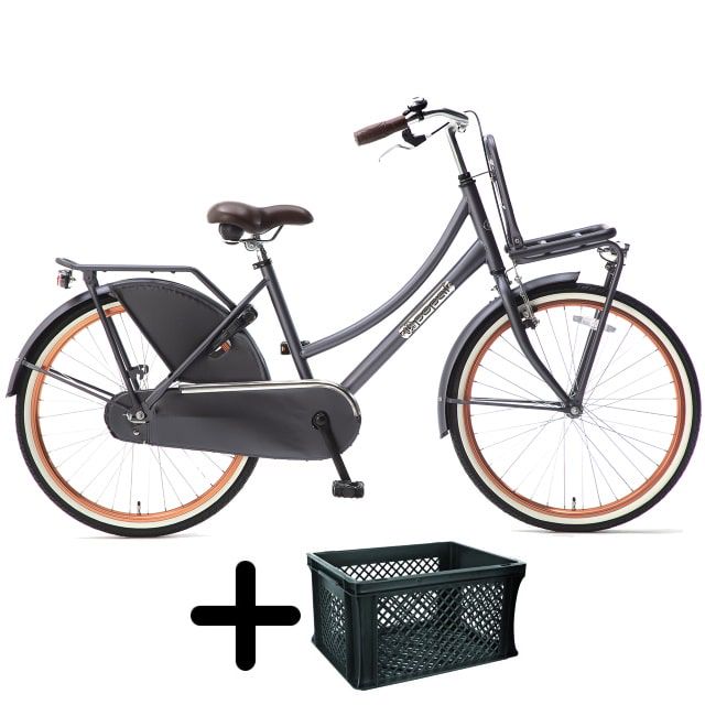 Popal Daily Dutch Basic 24 inch Petrol Blue met krat
