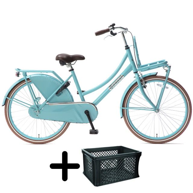 Popal Daily Dutch Basic 24 inch Truquoise met krat