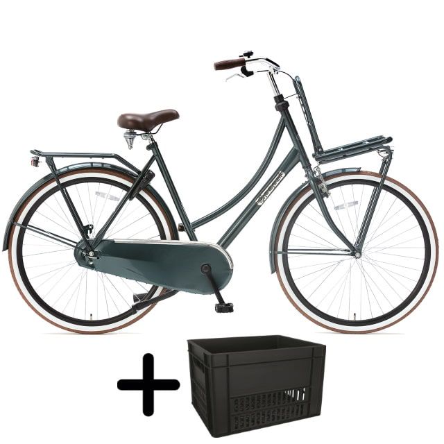 Popal Daily Dutch Basic 28 inch Forest Green met krat