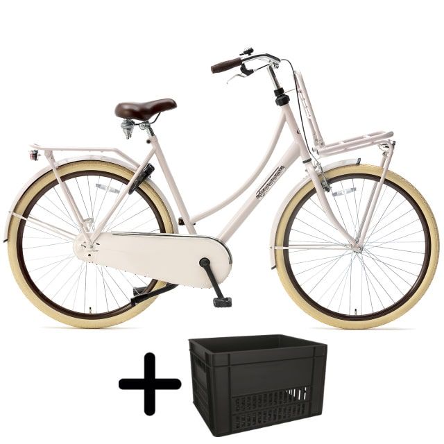 Popal Daily Dutch Basic 28 inch Roze met krat