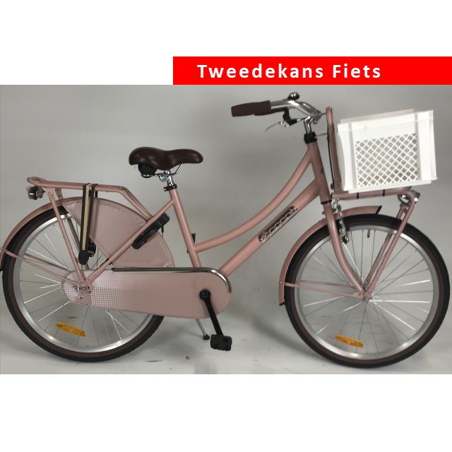 Popal Daily Dutch Basic Meisjesfiets 24 inch Zalm Tweede Kans