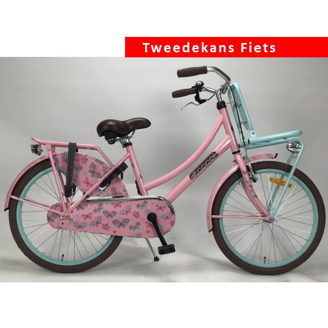 Popal Daily Dutch Meisjesfiets 20 inch Roze Turquoise Tweede Kans