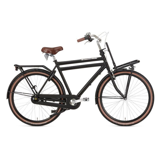 Popal Daily Dutch Prestige 7 Versnellingen 28 inch Mat Zwart