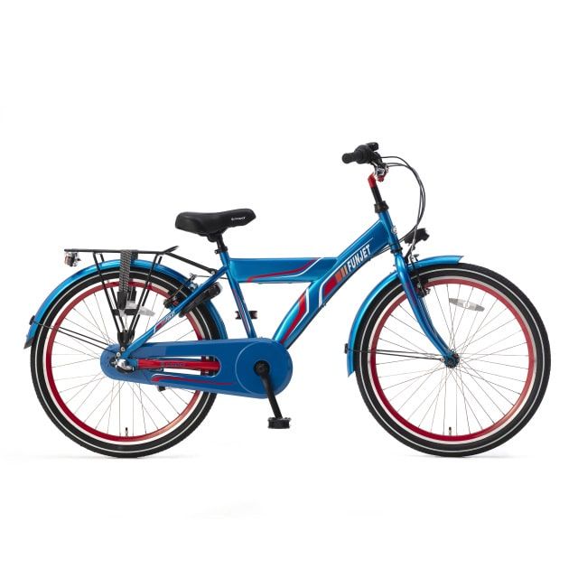 Popal Funjet 3 Versnellingen 24 inch Blauw Rood