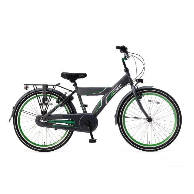 Popal Funjet 3 Versnellingen 24 inch Groen Grijs