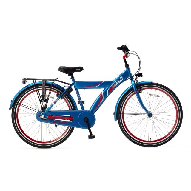 Popal Funjet 3 Versnellingen 26 inch Blauw Rood