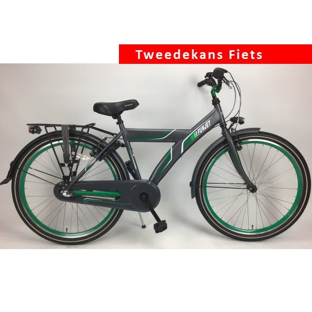 Popal Funjet 3 versnellingen 26 inch Groen Grijs Tweede Kans