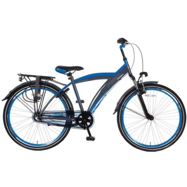 Popal Kicks 3 Versnellingen 24 inch Jongensfiets Blauw
