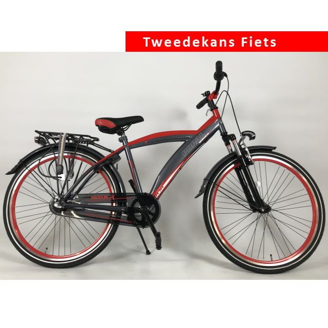 Popal Kicks 3 Versnellingen 26 inch Rood Tweede Kans