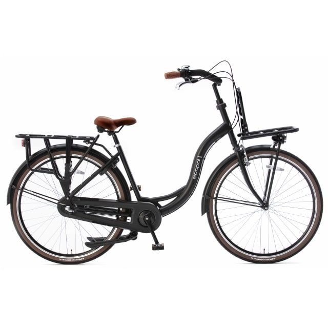 Popal Moederfiets Mare 3 Versnellingen 28 inch Mat Zwart