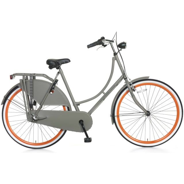 Popal Omafiets S3 28 inch 57 cm Grijs Oranje
