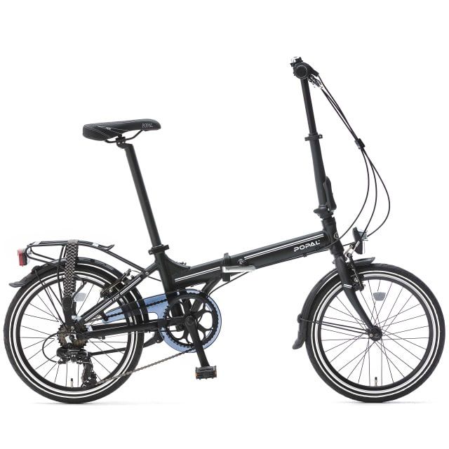 Popal Reload F207 Vouwfiets 6 Versnellingen 20 inch Mat Zwart