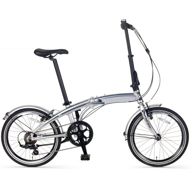 Popal Subway F209 Vouwfiets 6 Versnellingen 20 inch Zilver