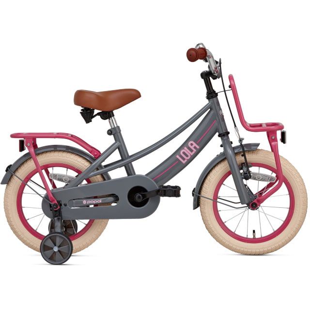 Popal Supersuper Lola 14 inch Grijs Roze