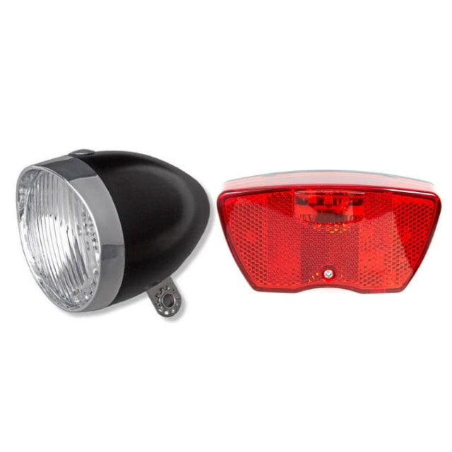 Popal Verlichting Set Koplamp en Achterlicht LED Batterijen