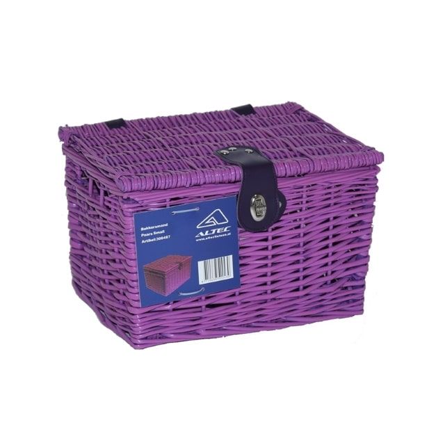 Altec Fietsmand Bakkersmand 32x23x21 cm 15,5 Liter Small Paars
