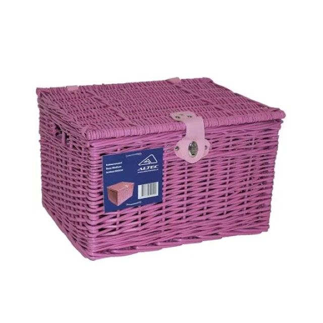 Altec Fietsmand Bakkersmand 41x34x27 cm 37,5 Liter Medium Roze