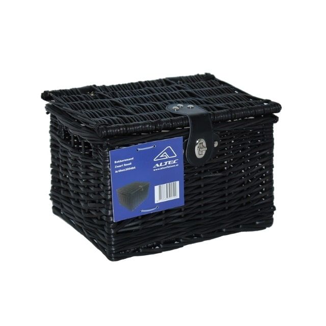 Altec Fietsmand Bakkersmand 32x23x21 cm 15,5 Liter Small Zwart