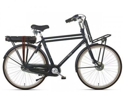 Rivel Riviera N3 Elektrische Herenfiets 28 inch 59 cm Mat Zwart