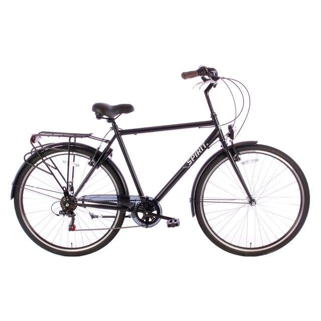 Spirit Avanti 6 Versnellingen 28 inch Mat Zwart