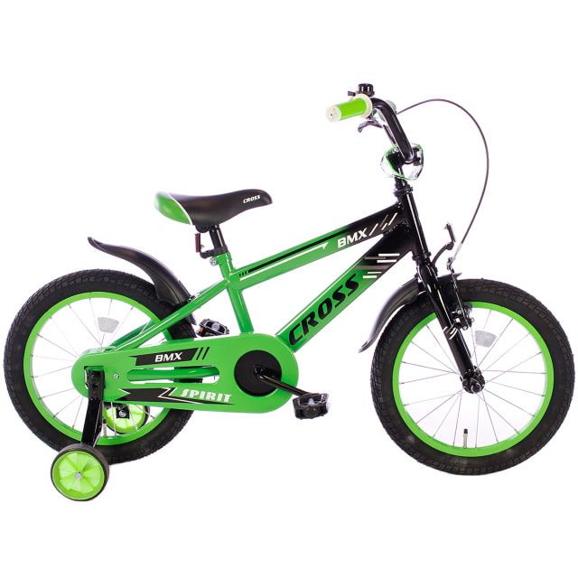 Spirit BMX Cross 16 inch Groen