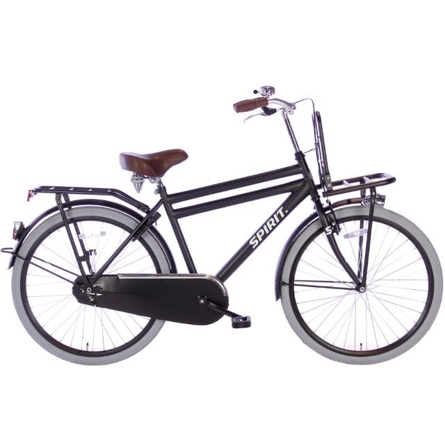 Spirit Cargo Jongensfiets 26 inch Mat Zwart