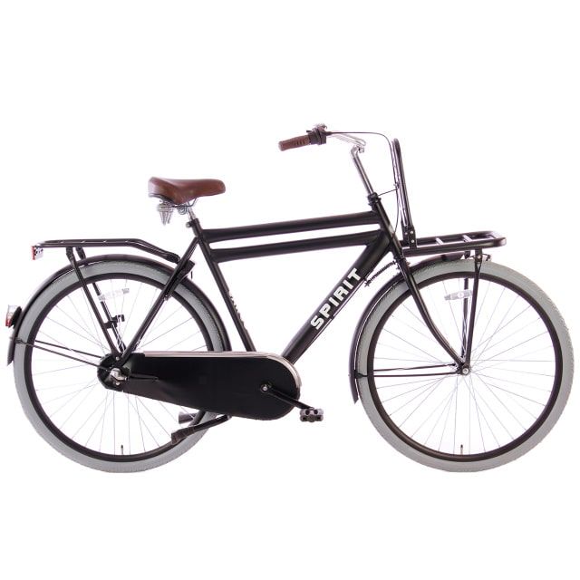 Spirit Cargo N3 Herenfiets 28 inch 50 cm Mat Zwart