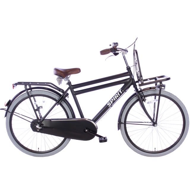 Spirit Cargo N3 Jongensfiets 26 inch Mat Zwart